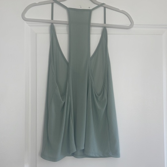 Free People Intimately Ribbed Racerback Tank - Sage - Picture 2 of 5